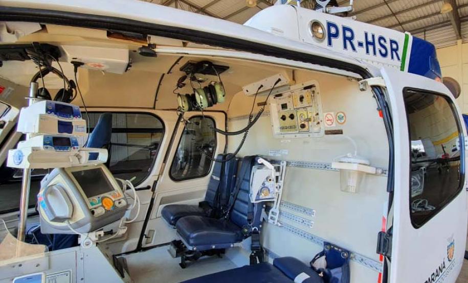 Paraná inicia sistema de transfusão de sangue nos resgates aeromédicos