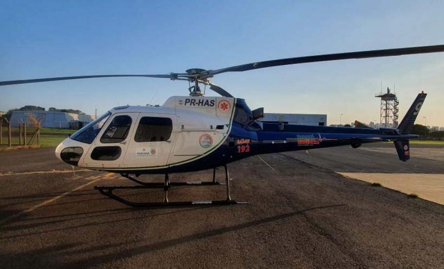 Paraná inicia sistema de transfusão de sangue nos resgates aeromédicos