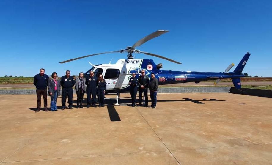 Paraná inicia sistema de transfusão de sangue nos resgates aeromédicos