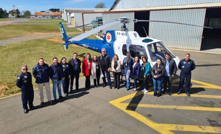 Paraná inicia sistema de transfusão de sangue nos resgates aeromédicos
