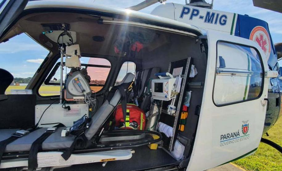 Paraná inicia sistema de transfusão de sangue nos resgates aeromédicos