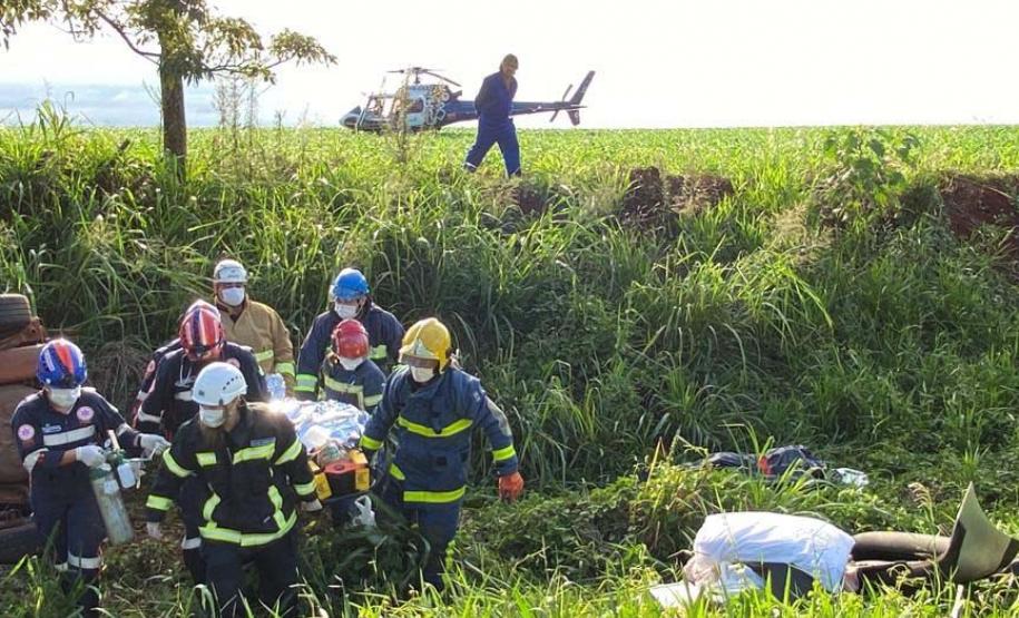 Paraná inicia sistema de transfusão de sangue nos resgates aeromédicos
