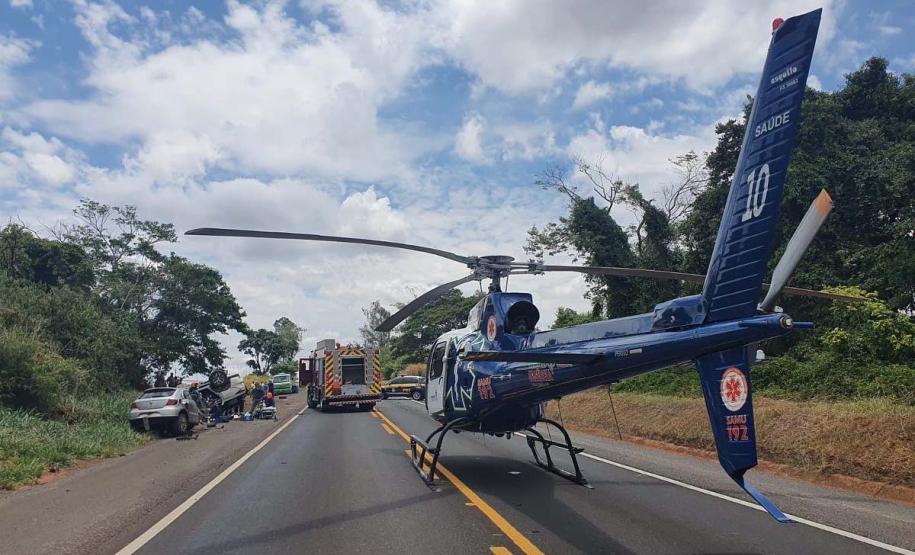 Paraná inicia sistema de transfusão de sangue nos resgates aeromédicos
