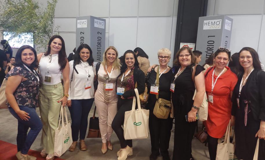 Em busca de novos conhecimentos para aprimorar o atendimento, Hemepar participa de Congresso Nacional