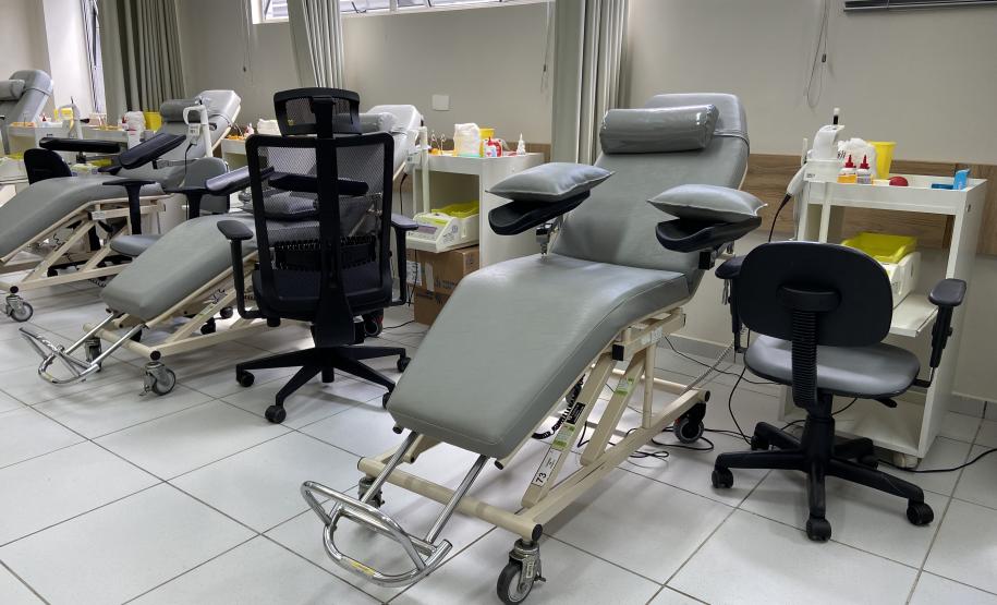 Reforma e ampliação do Hemonúcleo de Ponta Grossa possibilita aumento de doações de sangue