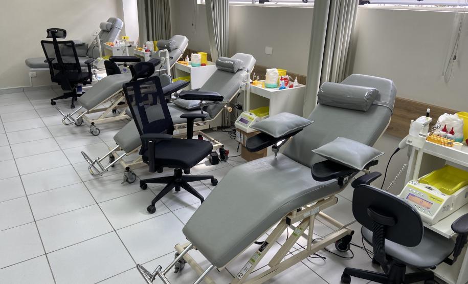 Reforma e ampliação do Hemonúcleo de Ponta Grossa possibilita aumento de doações de sangue