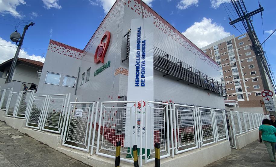 Reforma e ampliação do Hemonúcleo de Ponta Grossa possibilita aumento de doações de sangue