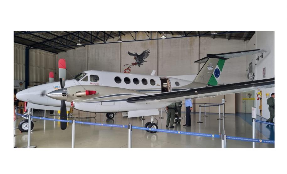 Nova aeronave reforça frota para ampliar operações de segurança e saúde no Estado