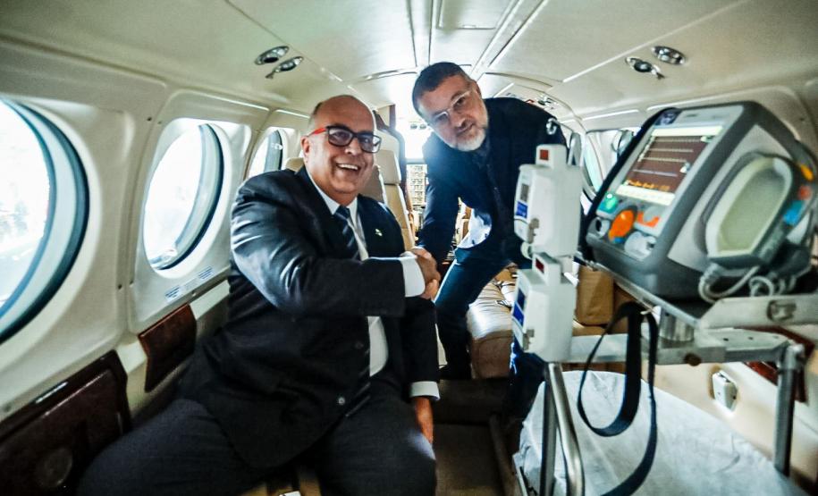 Nova aeronave reforça frota para ampliar operações de segurança e saúde no Estado