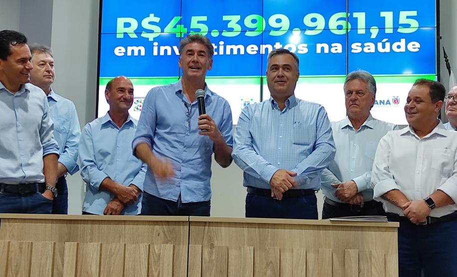 Estado libera R$ 45 milhões para investimentos em saúde em 25 municípios da região de Cascavel