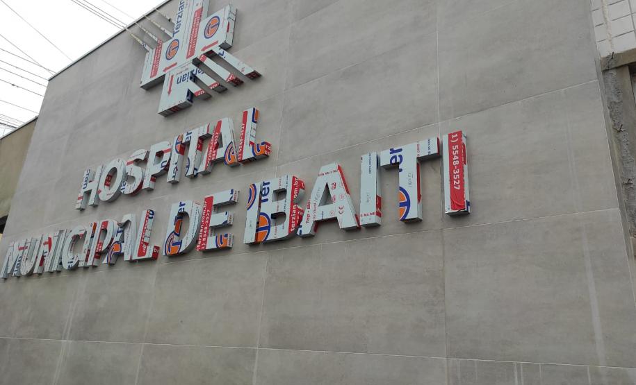 Secretário vistoria obras do Hospital Municipal de Ibaiti