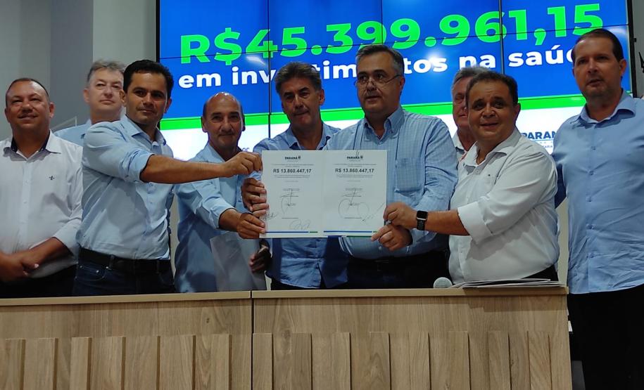 Estado libera R$ 45 milhões para investimentos em saúde em 25 municípios da região de Cascavel