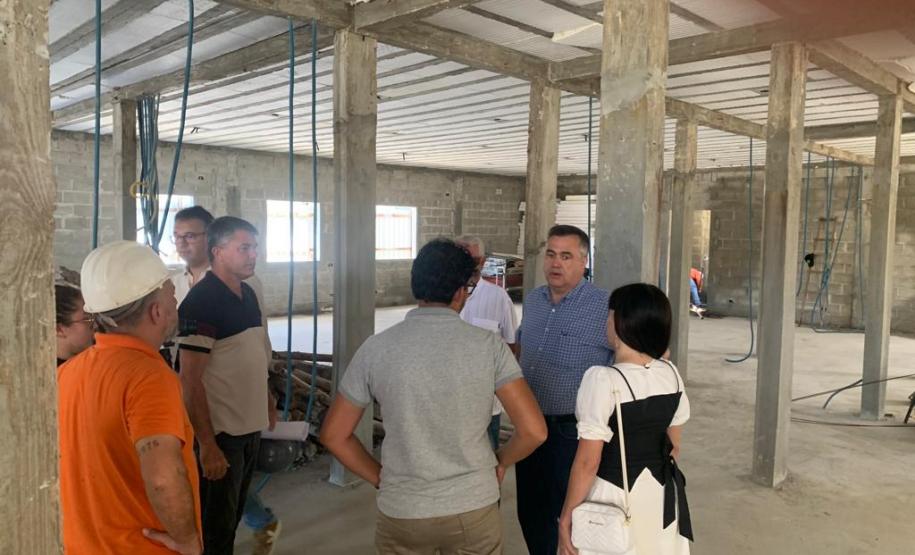 Visita na obra do Hospital maternidade de Guaratuba