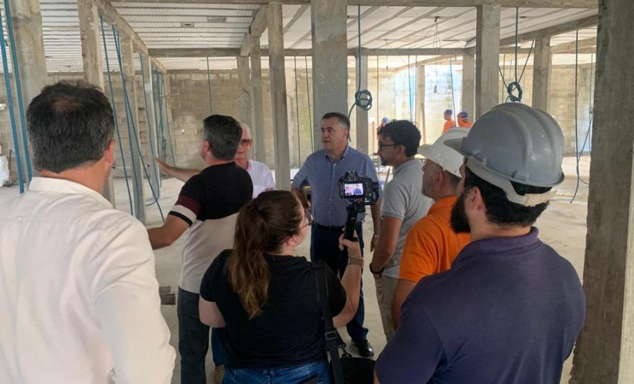 Visita na obra do Hospital maternidade de Guaratuba