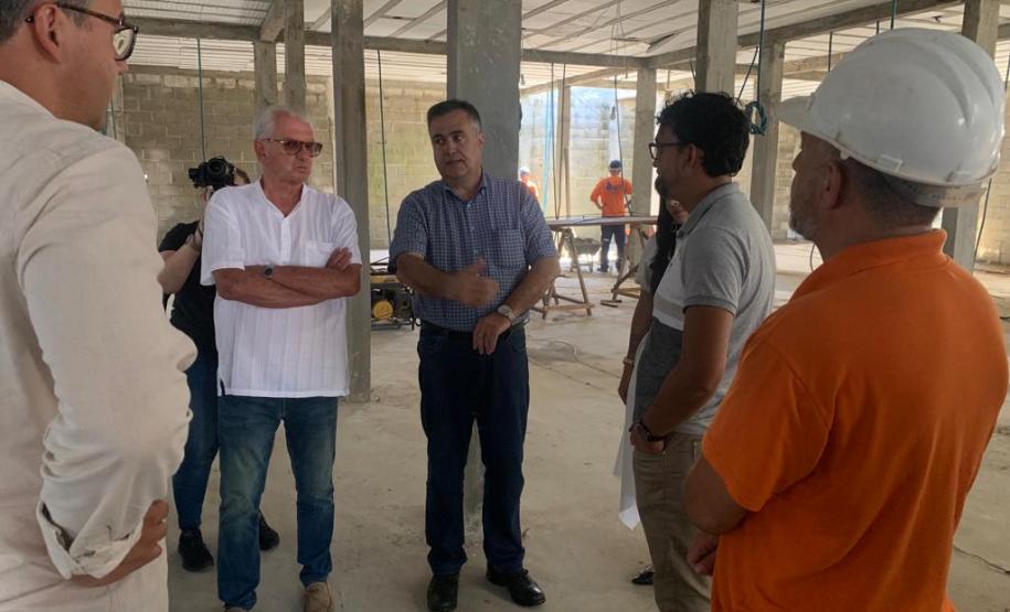 Visita na obra do Hospital maternidade de Guaratuba