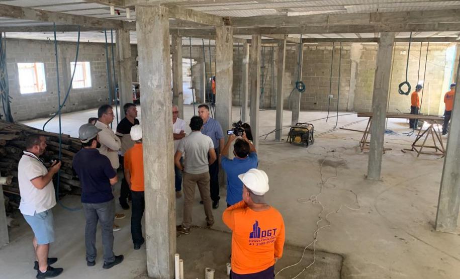 Visita na obra do Hospital maternidade de Guaratuba