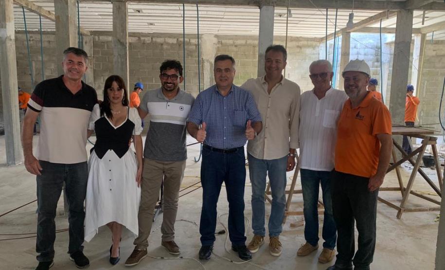 Visita na obra do Hospital maternidade de Guaratuba