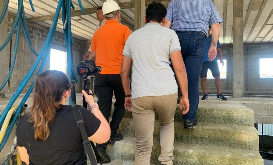 Visita na obra do Hospital maternidade de Guaratuba