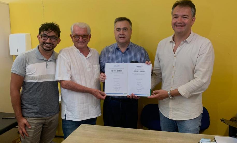 Visita na obra do Hospital maternidade de Guaratuba