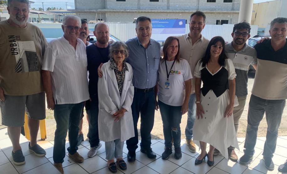 Visita na obra do Hospital maternidade de Guaratuba