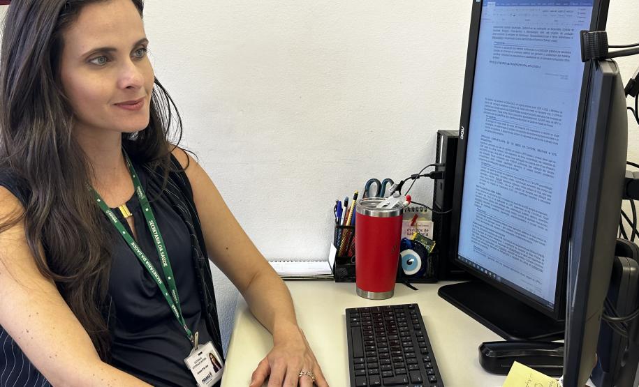 Coordenação da Vigilância Sanitária, Luciana Otaviano.