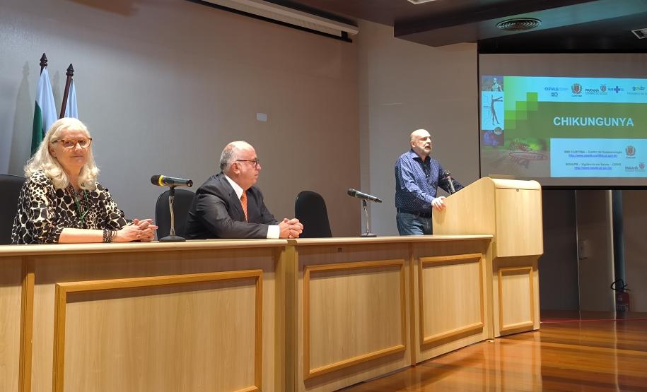 Saúde realiza capacitação sobre o enfrentamento da chikungunha em Curitiba