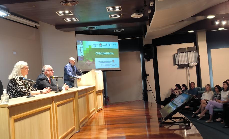 Saúde realiza capacitação sobre o enfrentamento da chikungunha em Curitiba
