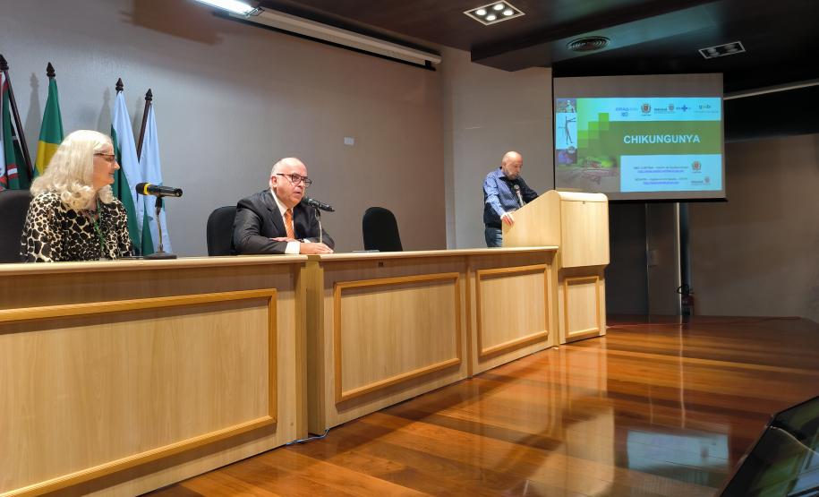 Saúde realiza capacitação sobre o enfrentamento da chikungunha em Curitiba