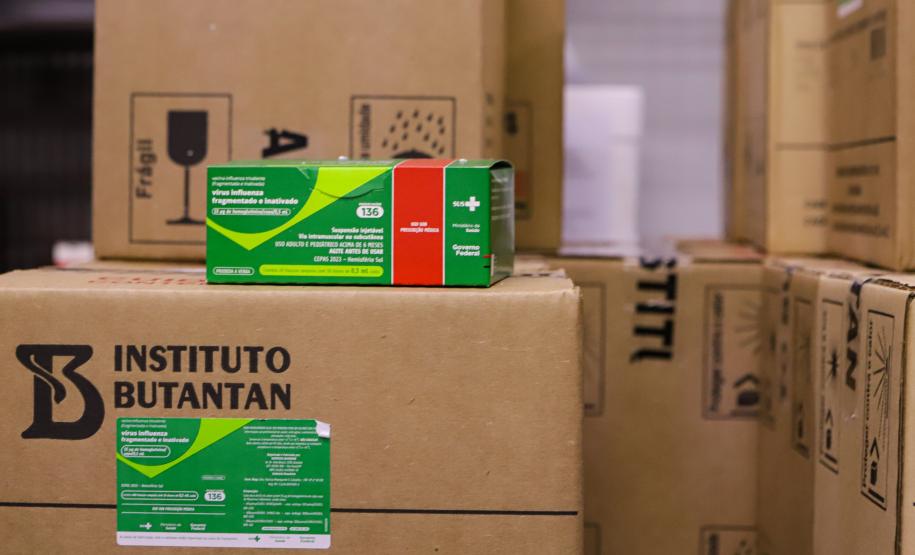 Paraná recebe primeiras doses de vacinas para campanha 2023 contra a gripe