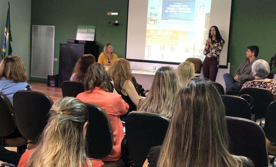 Técnicos da saúde e da educação recebem capacitação para fortalecer o Programa Saúde na Escola