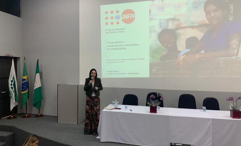 Seminário da Saúde recebe representante da ONU para debater gravidez e paternidade na adolescência