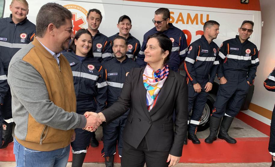 Estado entrega base do Samu em Laranjeiras do Sul e agiliza atendimento na região