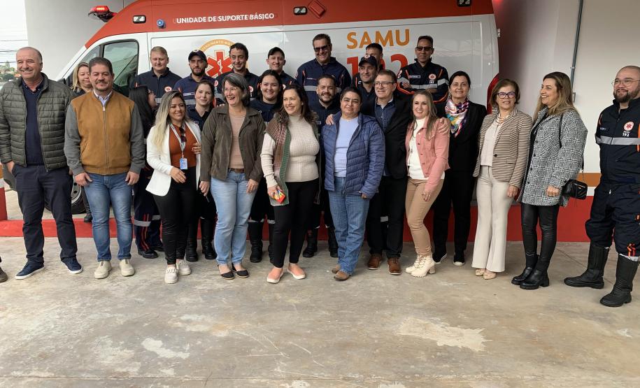Estado entrega base do Samu em Laranjeiras do Sul e agiliza atendimento na região
