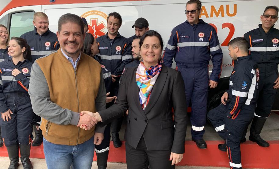 Estado entrega base do Samu em Laranjeiras do Sul e agiliza atendimento na região