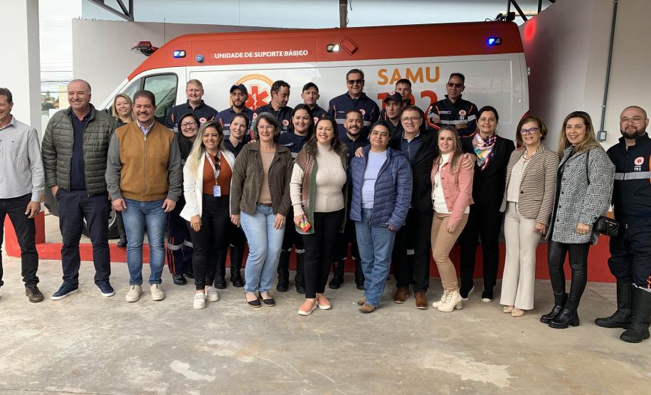 Estado entrega base do Samu em Laranjeiras do Sul e agiliza atendimento na região