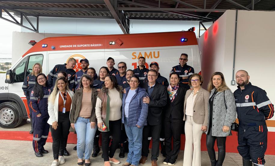 Estado entrega base do Samu em Laranjeiras do Sul e agiliza atendimento na região