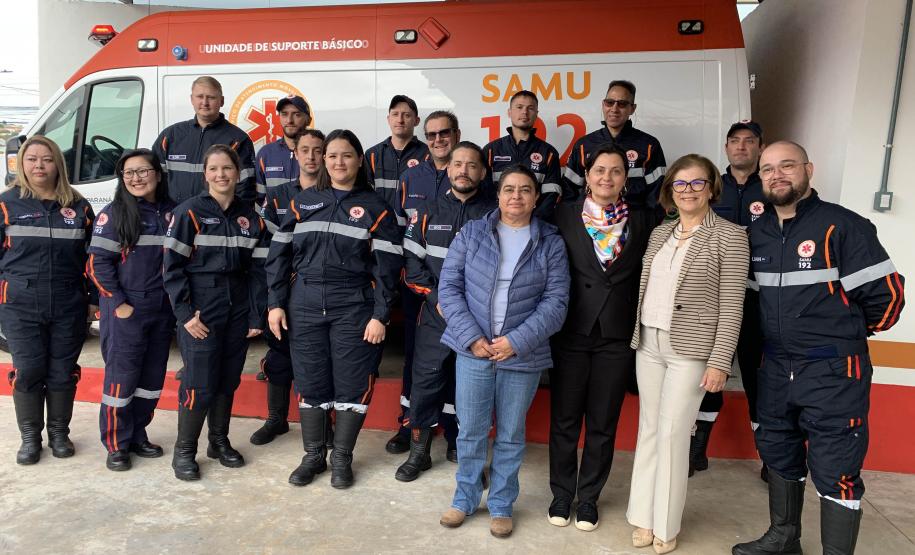 Estado entrega base do Samu em Laranjeiras do Sul e agiliza atendimento na região