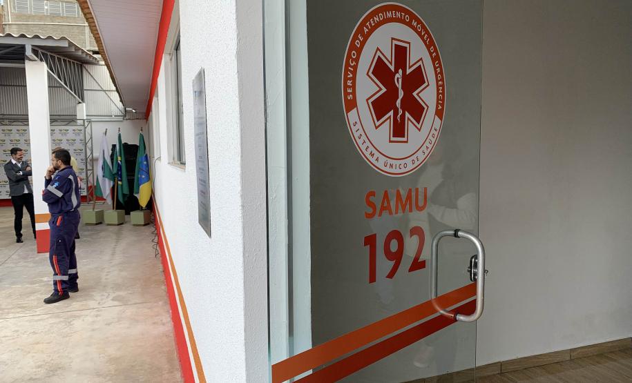 Estado entrega base do Samu em Laranjeiras do Sul e agiliza atendimento na região