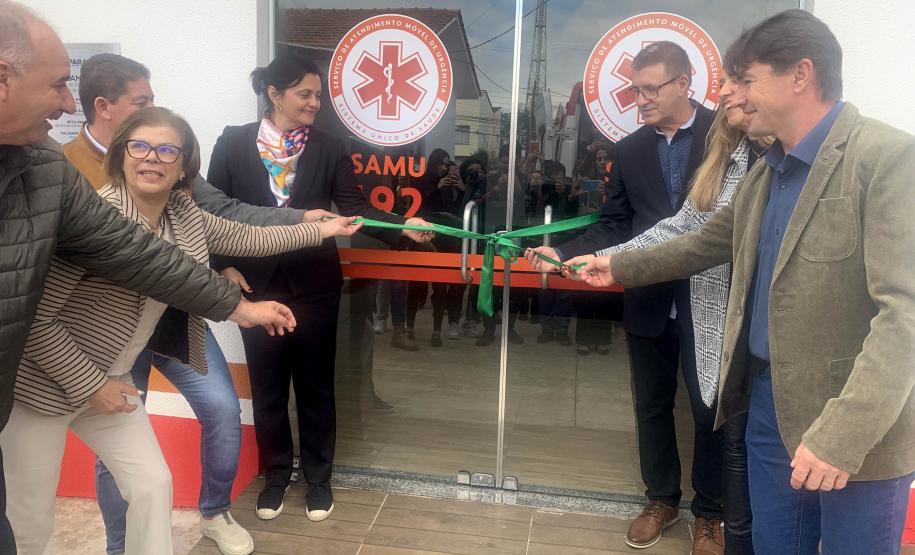 Estado entrega base do Samu em Laranjeiras do Sul e agiliza atendimento na região