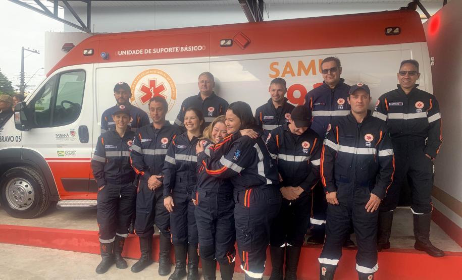 Estado entrega base do Samu em Laranjeiras do Sul e agiliza atendimento na região