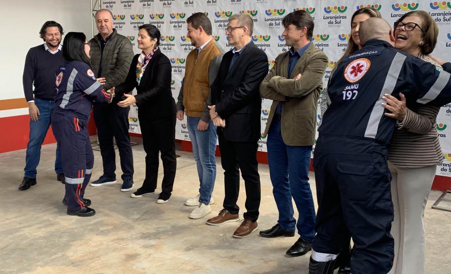 Estado entrega base do Samu em Laranjeiras do Sul e agiliza atendimento na região