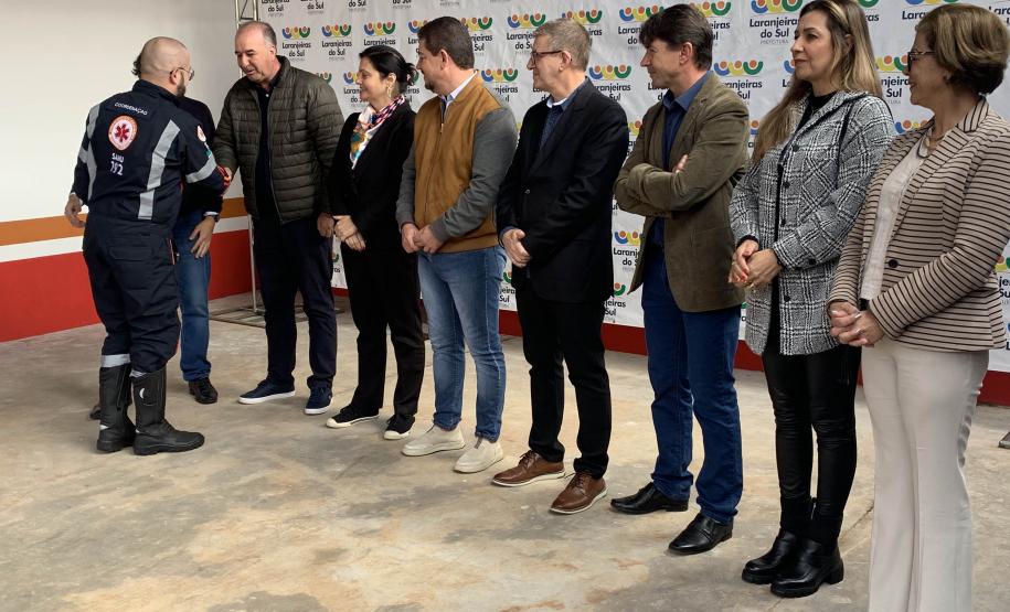 Estado entrega base do Samu em Laranjeiras do Sul e agiliza atendimento na região