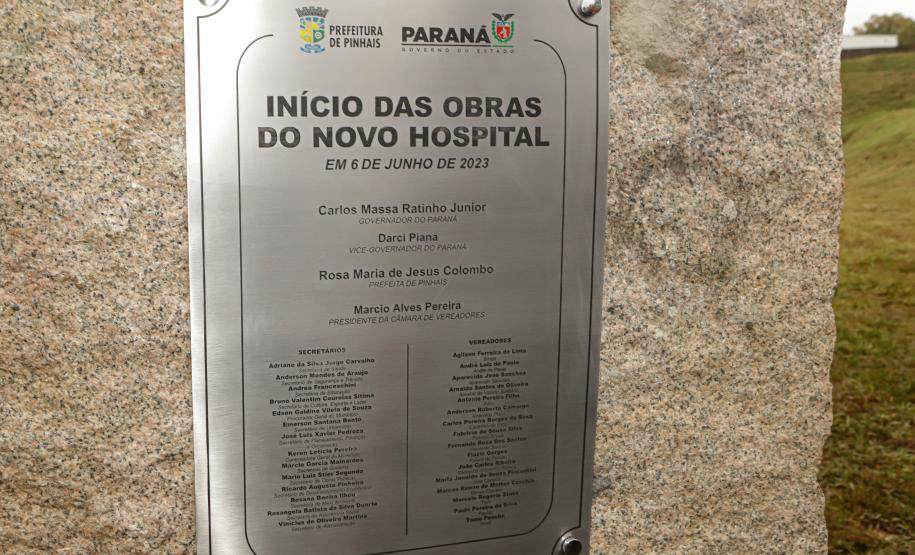 Com recursos do BRDE, novo Hospital de Pinhais contará com 90 leitos para pacientes do SUS