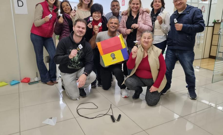 Servidores da Saúde participam de ginástica laboral e incentivo à atividade física