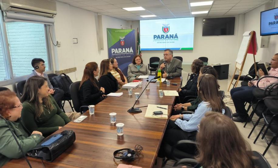 Trabalho do Paraná com síndromes gripais pauta encontro com centro dos EUA