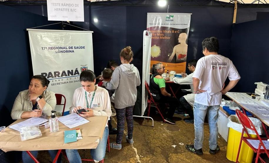 Estado participa da Feira da Saúde com exames e atividades junto à população de Londrina