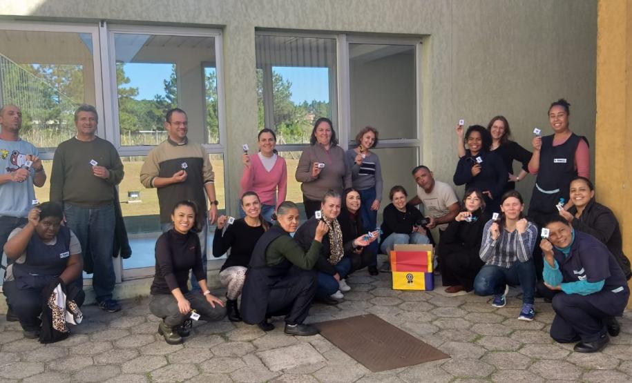 Servidores da Saúde participam de ginástica laboral e incentivo à atividade física