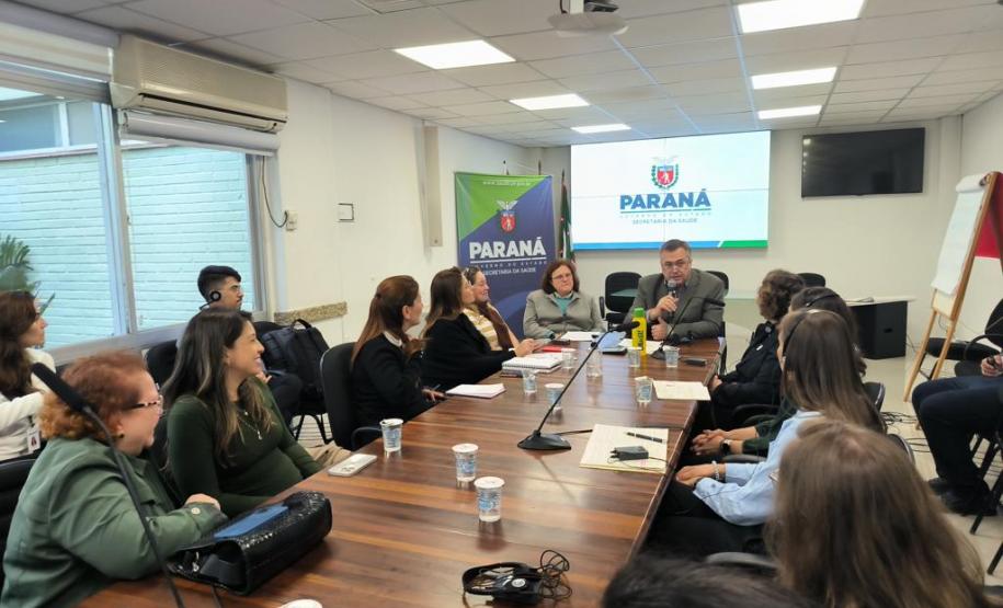 Trabalho do Paraná com síndromes gripais pauta encontro com centro dos EUA