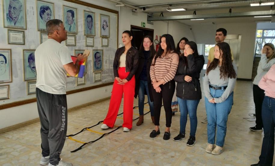 Servidores da Sesa participam da ginástica laboral e incentivo à atividade física