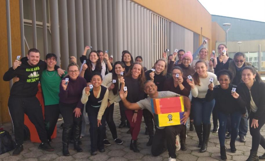 Servidores da Saúde participam de ginástica laboral e incentivo à atividade física